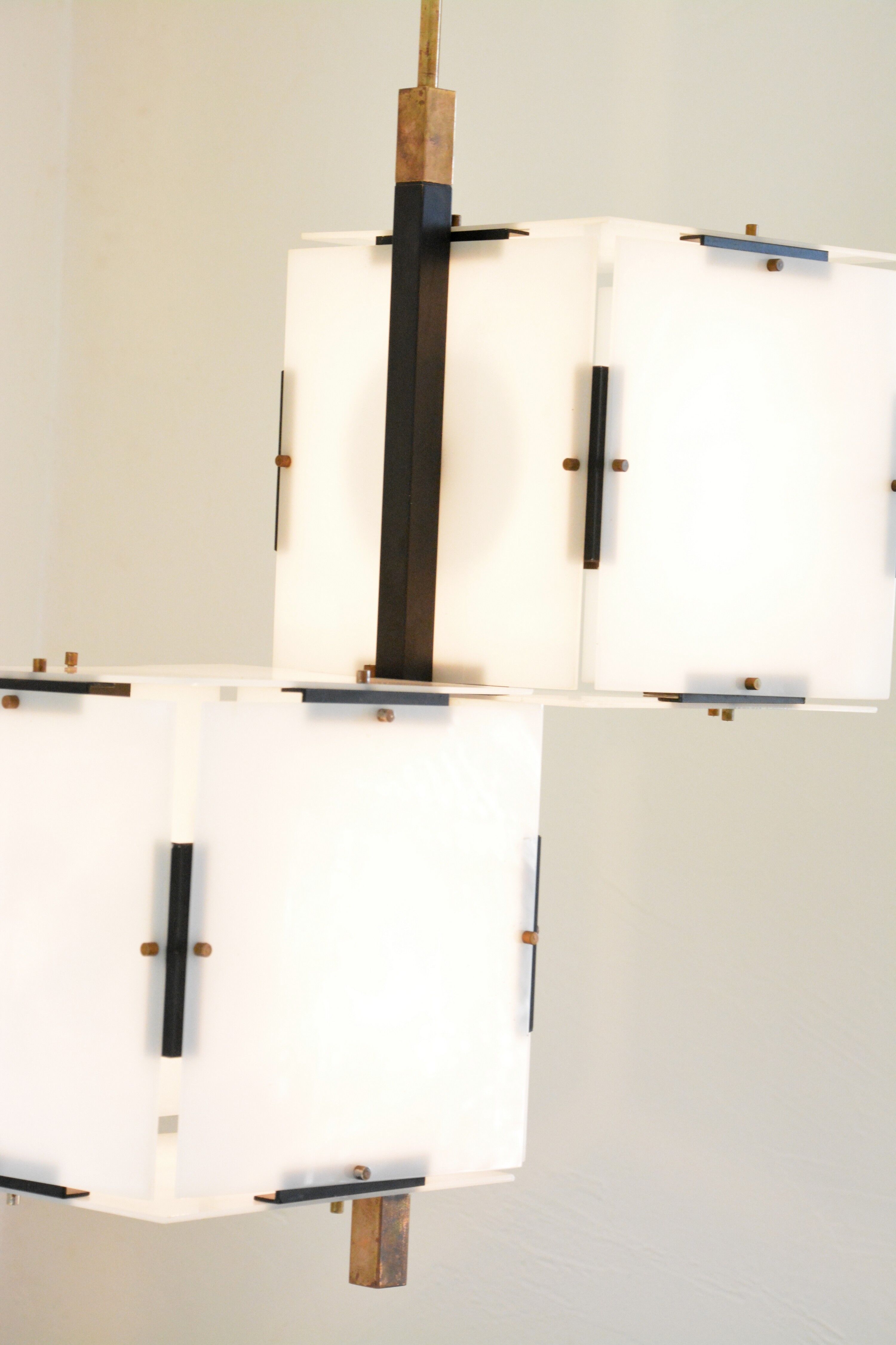 Stilux chandelier 60s Italy