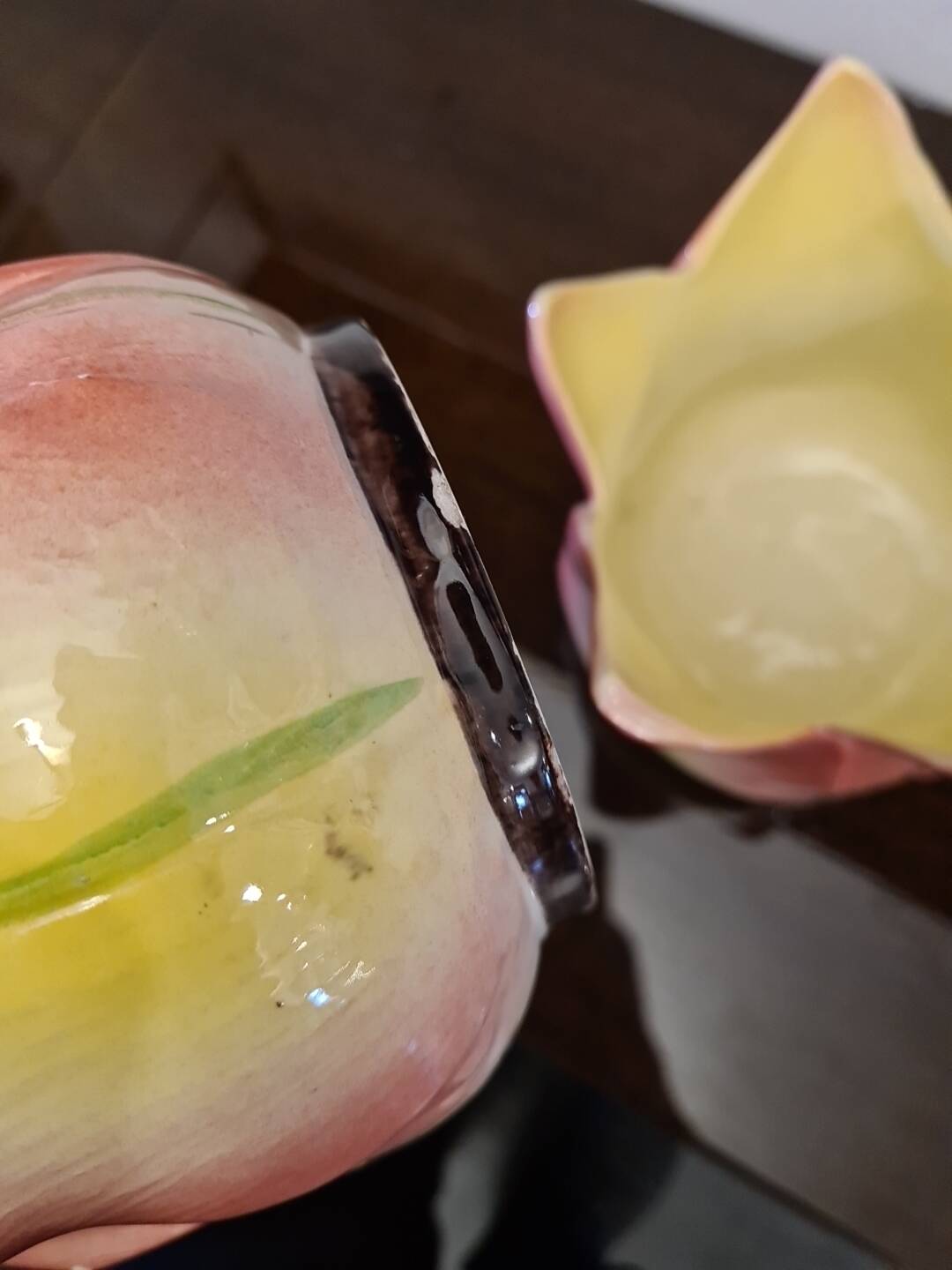 Pair of art nouveau plants signed delphin massier vallauris