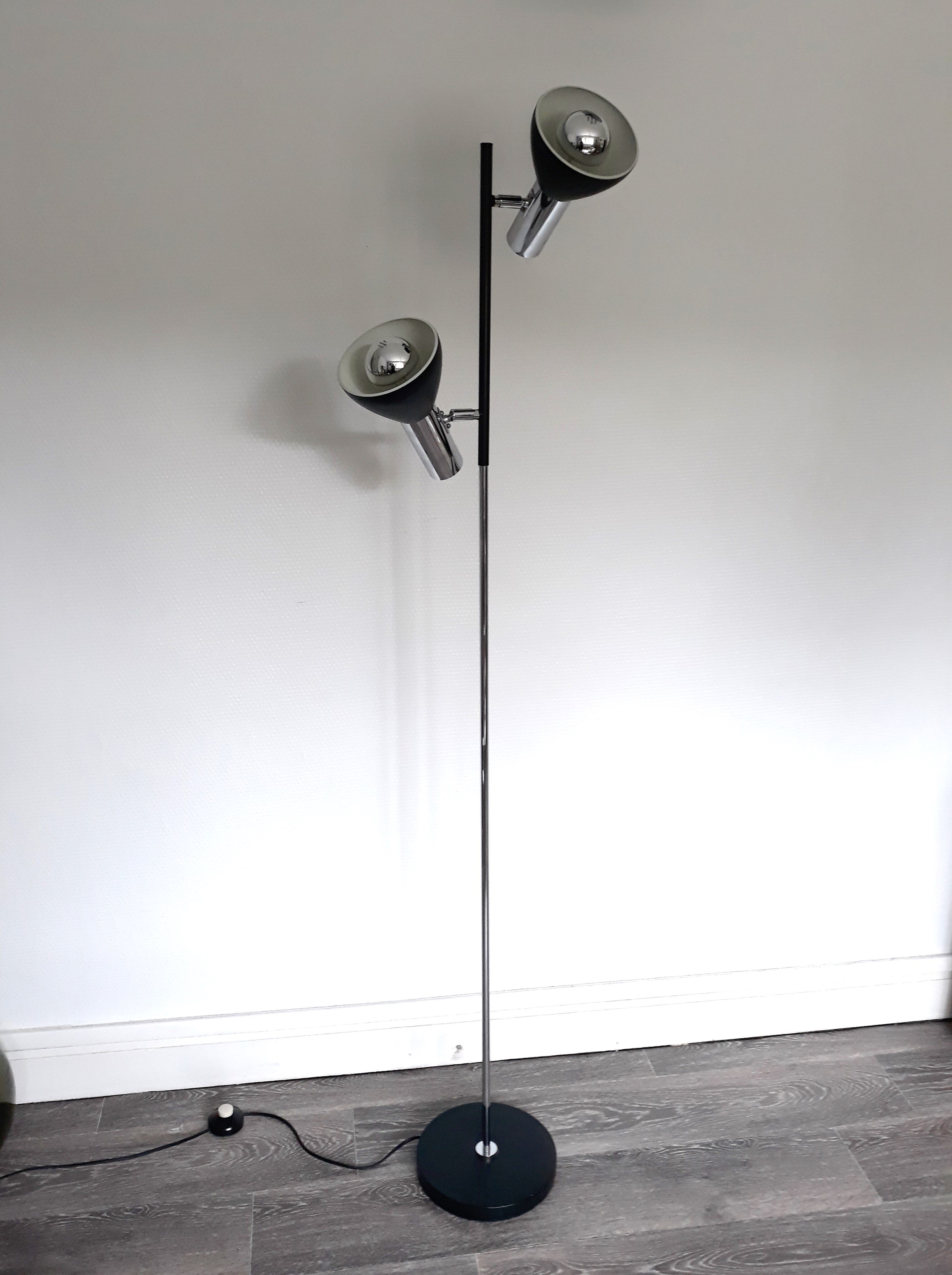Lampadaire par Koch & Lawy pour Omi, space age  1970
