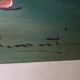 Large oil painting on canvas vase with flowers signed