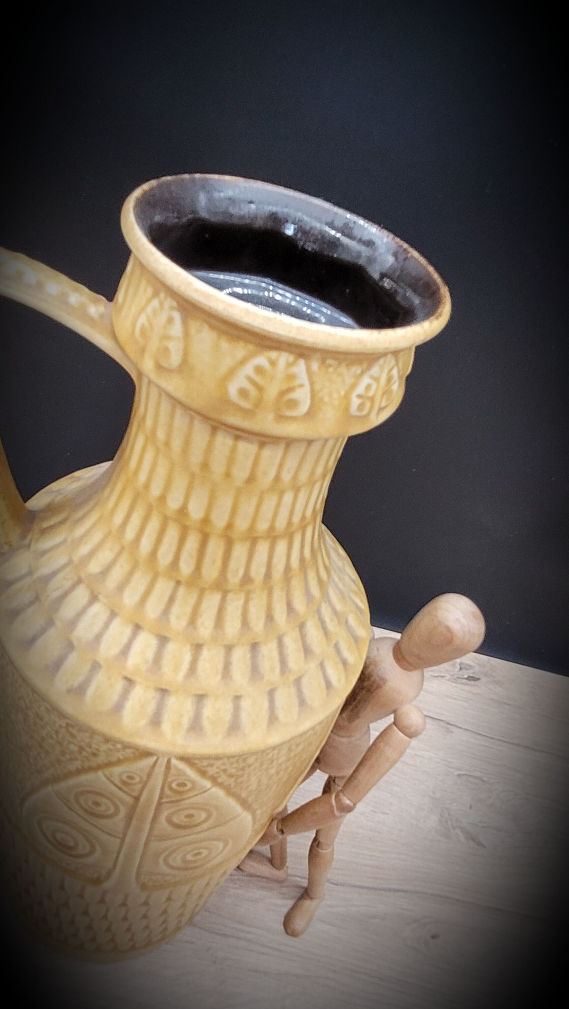 Vase West Germany yellow 269-45