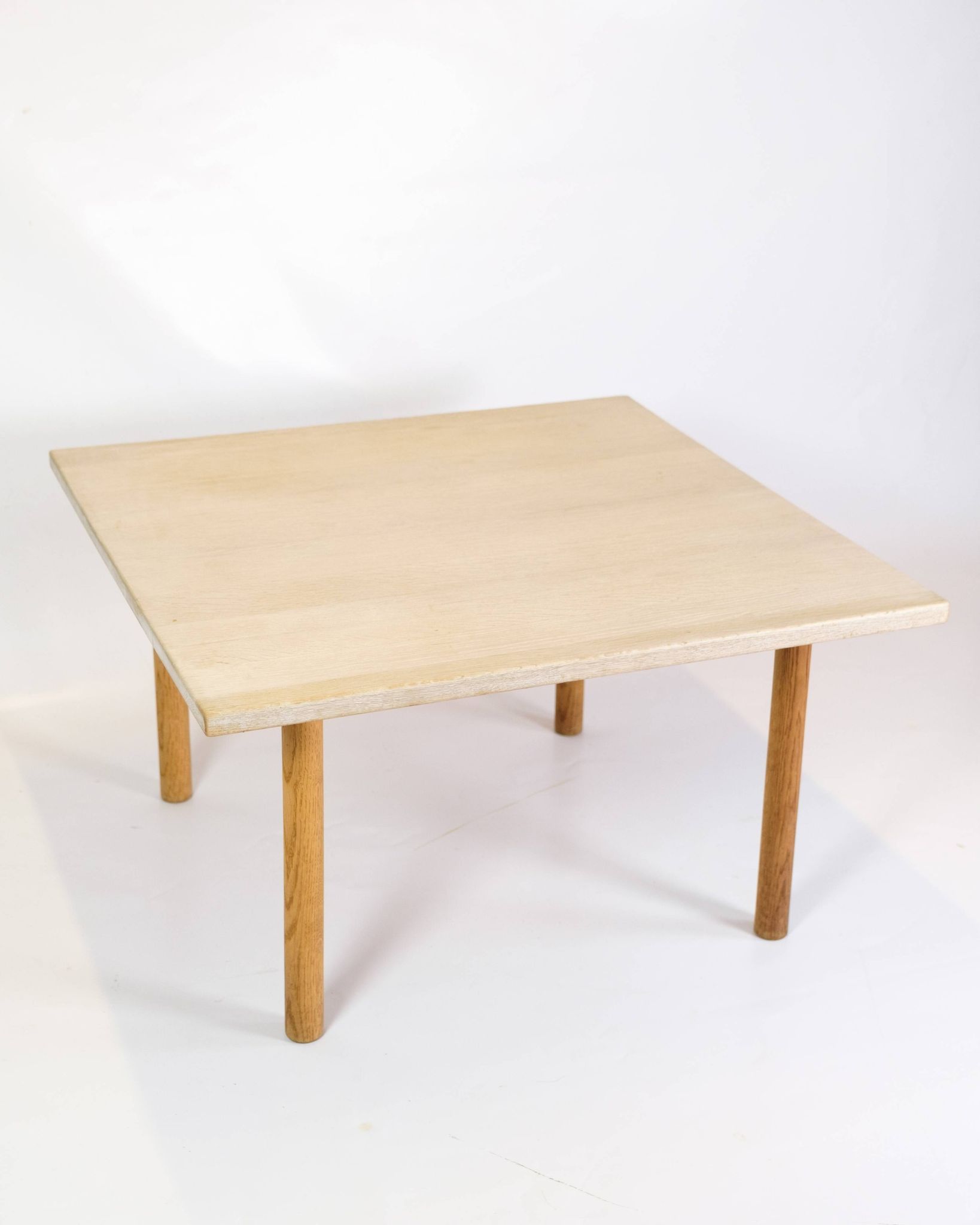 Coffee Table Made In Light Oak By Hans J. Wegner For Andreas Tuck Møbelfabrik From 1960s