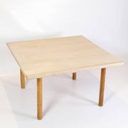 Coffee Table Made In Light Oak By Hans J. Wegner For Andreas Tuck Møbelfabrik From 1960s