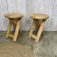 Pair of folding stools