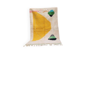 Handmade pure wool rug, size 150x250 cm.