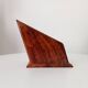 Art deco pen holder in burr walnut
