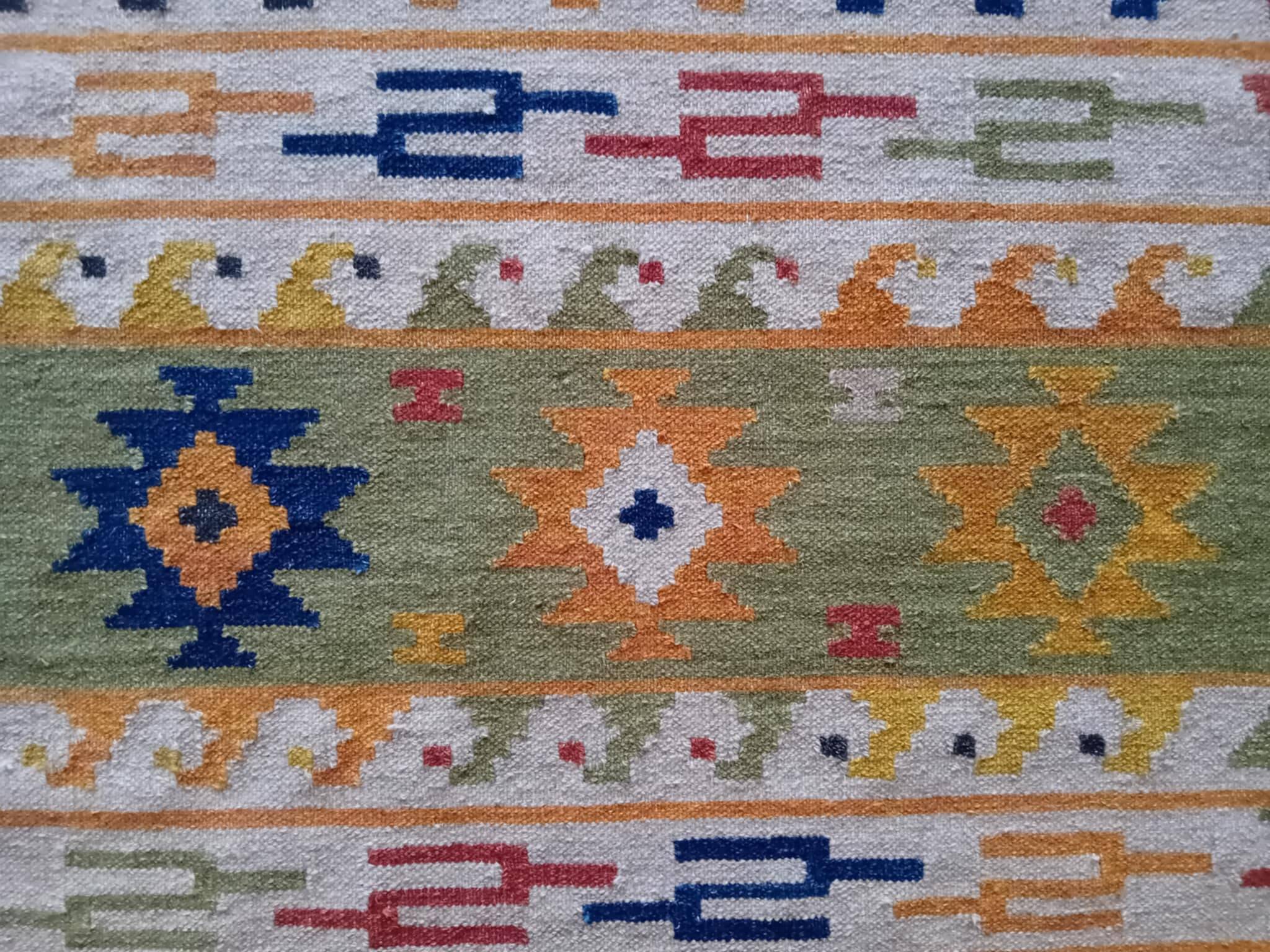 Handmade Indian Kilim Sivas 200x140cm