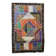Oriental tablecloth with mirror and embroidery