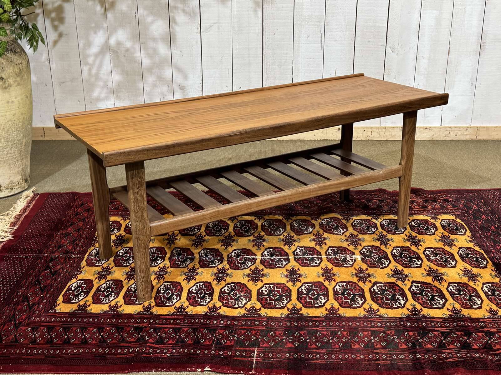 Teak coffee table from the 1970s.