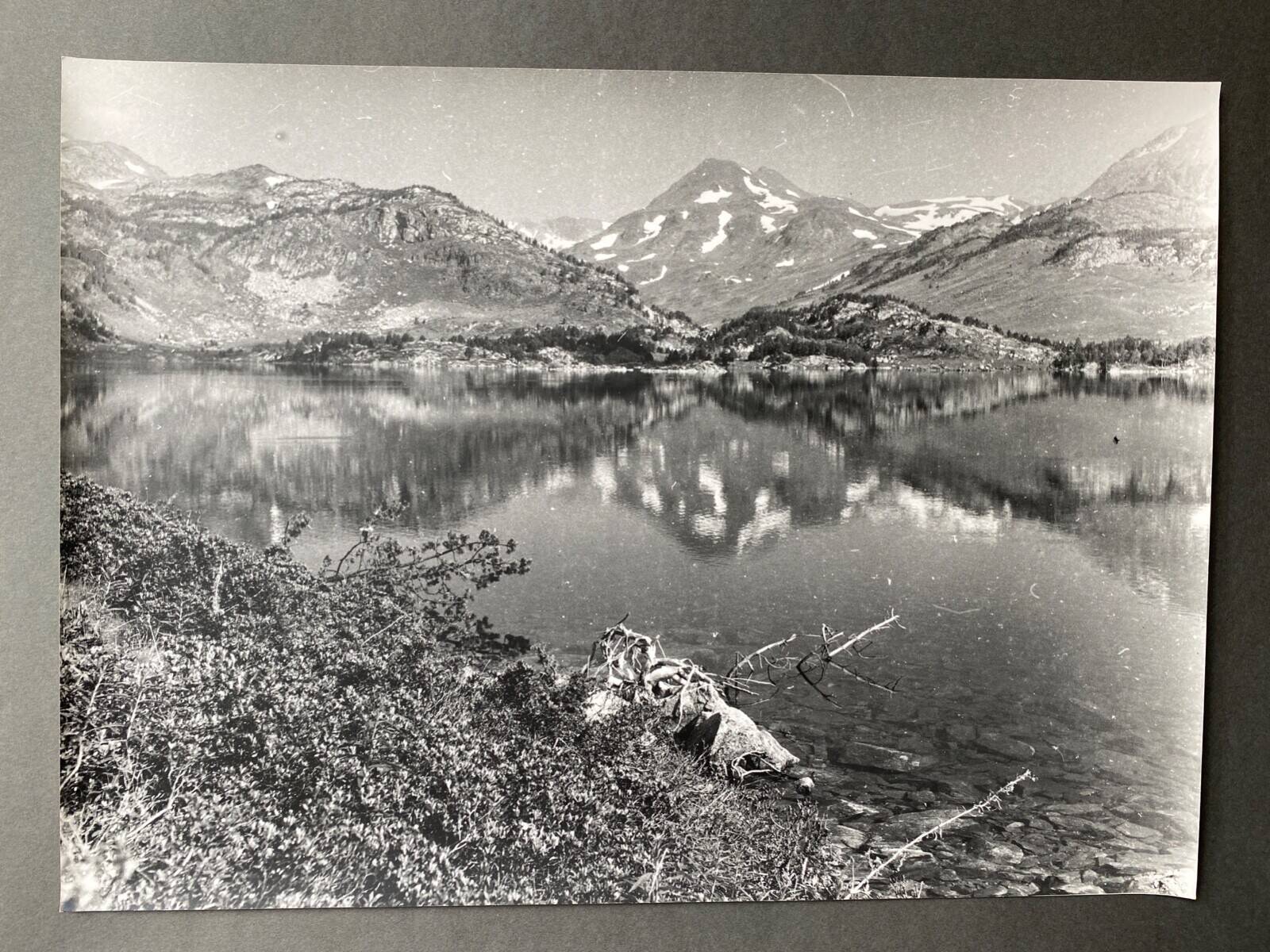 Photo argentique Bernard Darot XXe Lac