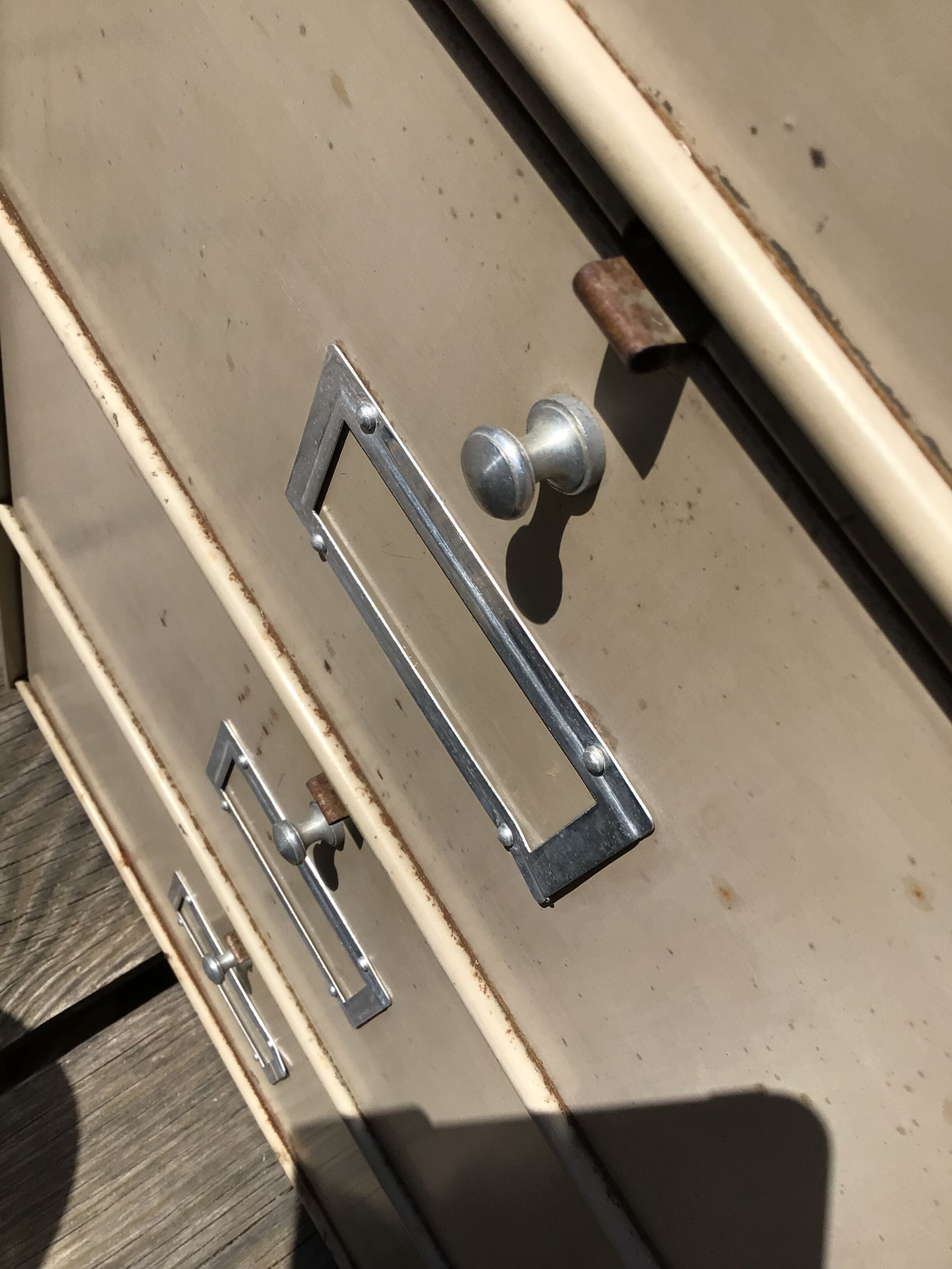 Valve cabinet Ronéo beige 5casiers