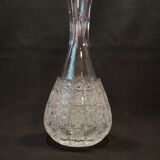 Carafe 1 liter in carved bohemian crystal chiseled