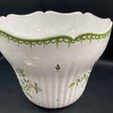 Moustiers earthenware flowerpot