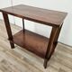 1950s Art Decò walnut coffee table