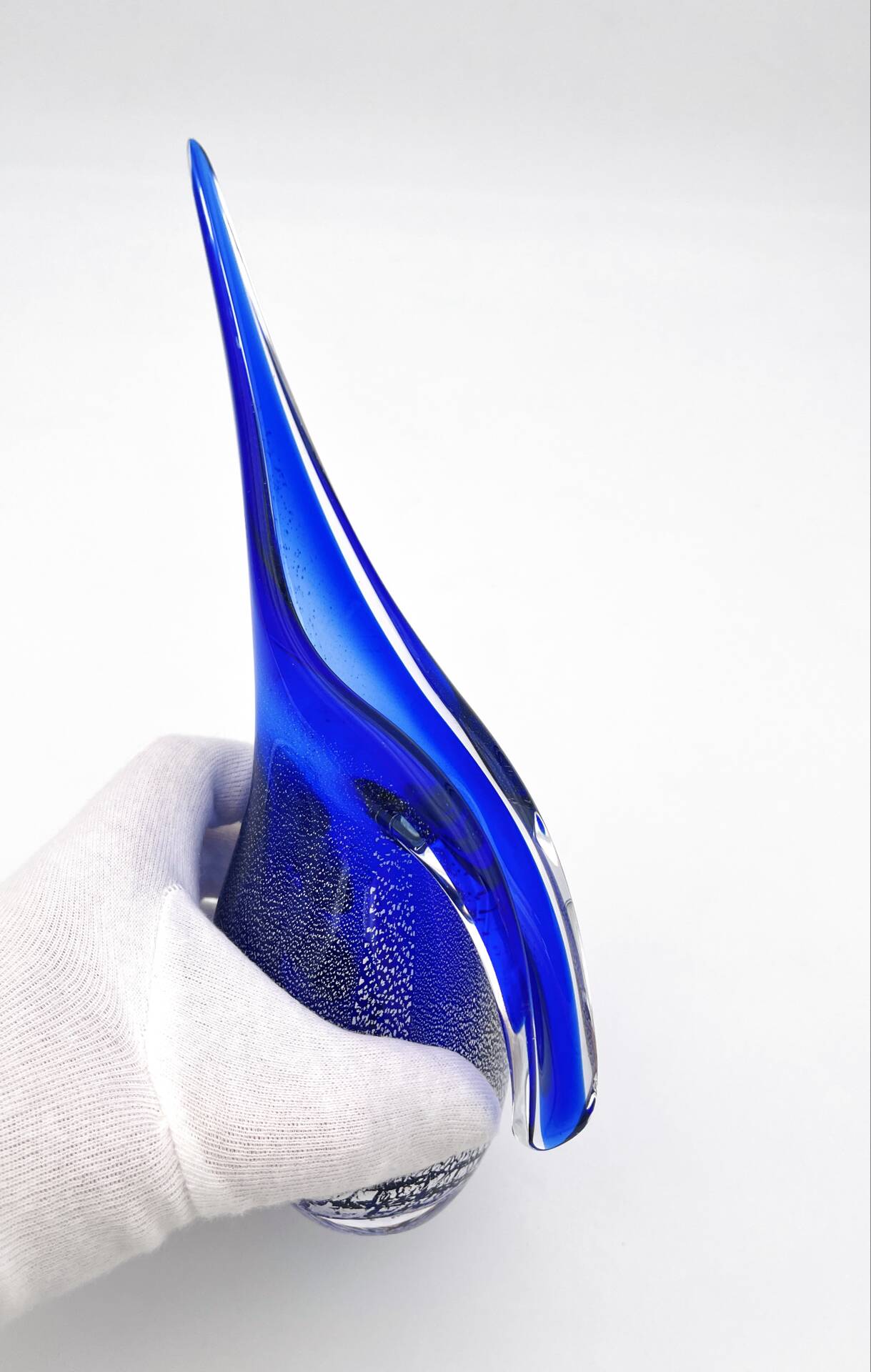 Pichet Colibri Signed Allan Scharff Holmegaard Blue Leaf Silver 27cm