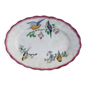 Plat ovale terre de fer