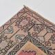 Pink & Navy Blue Persian Rug, 123x234Cm