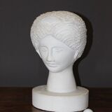 Plaster Head of Diana, Original Sculpture Circa 1950