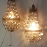 Half-hot air balloon sconces with tassels