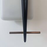 Vintage wall lamp, opaline and brass, France 1960