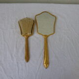 Mirror gold metal of the 1960s