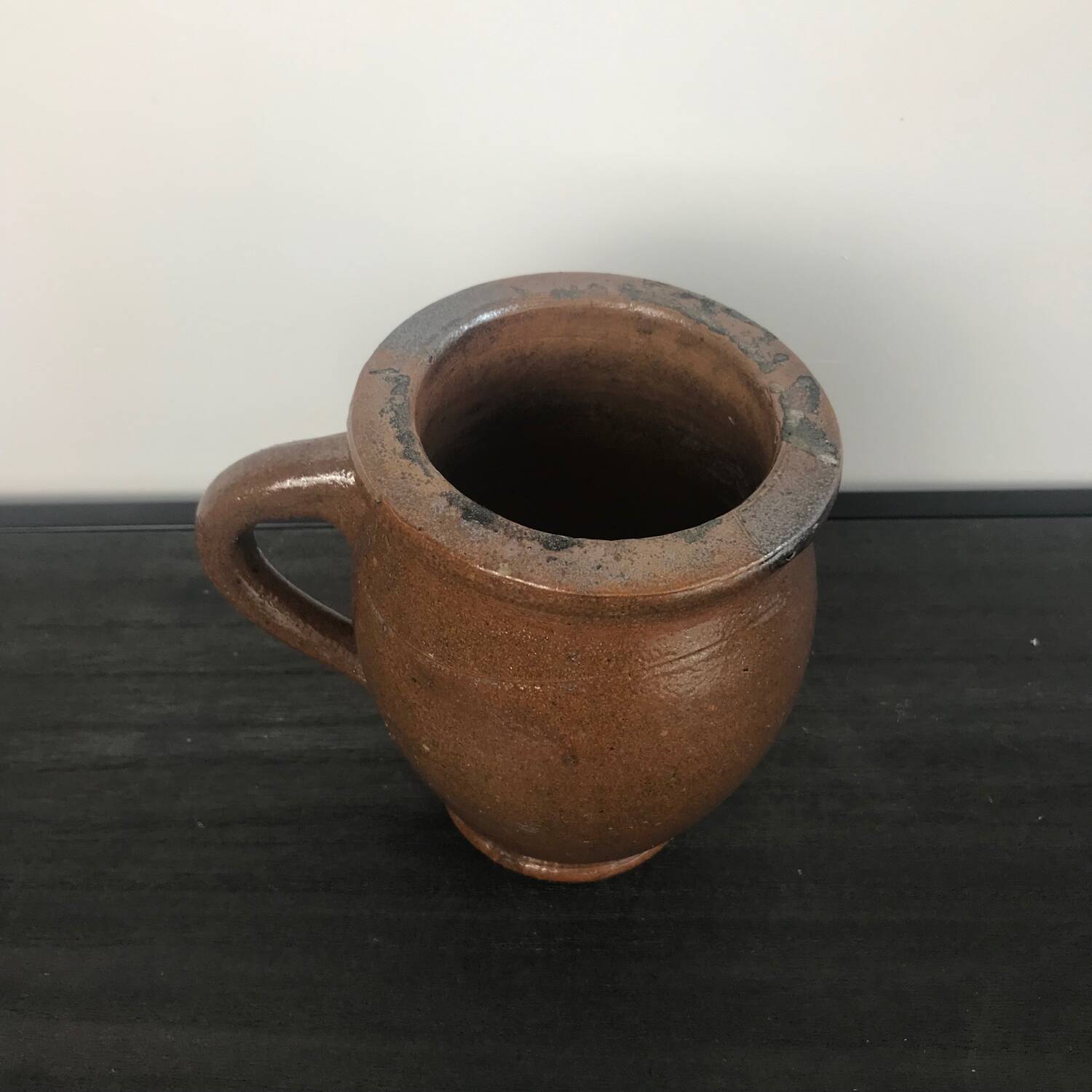 Vintage Brown Stoneware Pot/Pitcher