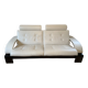 3-seater leather sofa by Roche and Bobois