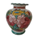Vase signé a décor floral