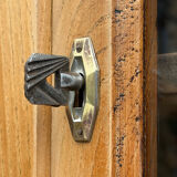 Art Deco Parisian buffet in solid raw oak from the 1930s.