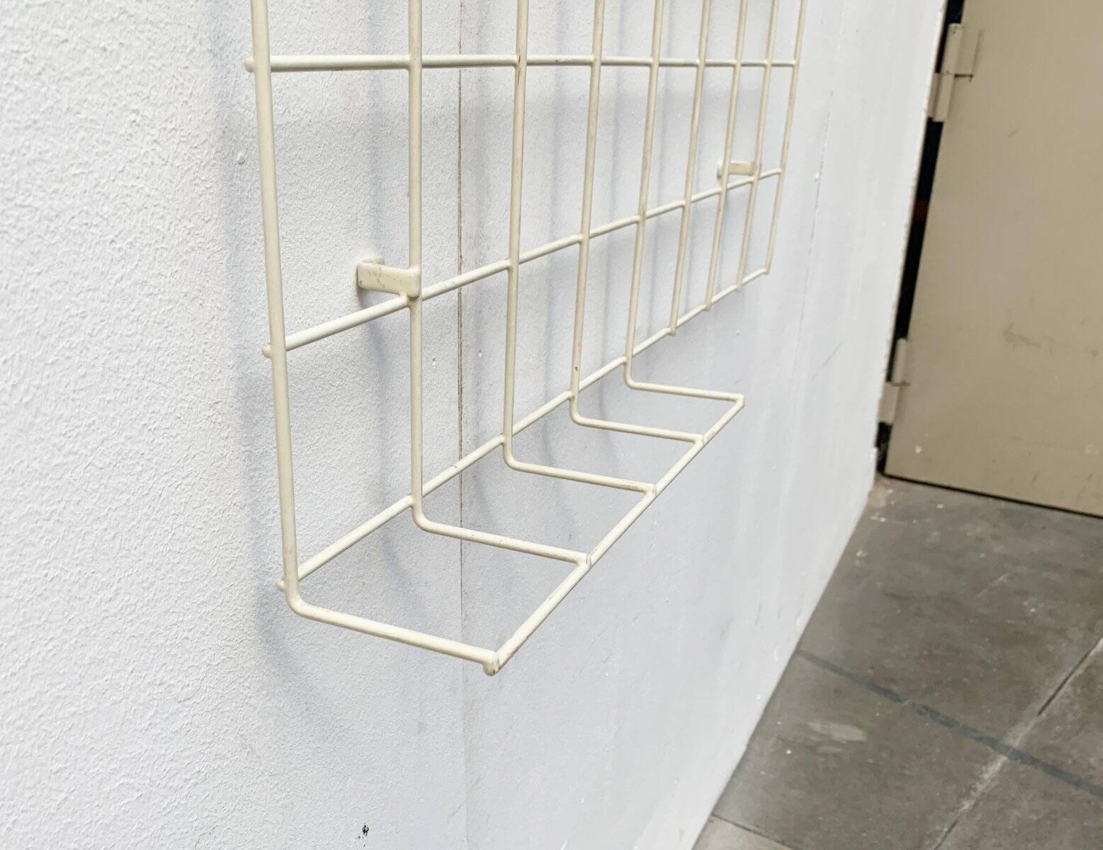 Mid-century German minimalist rope coat rack from the 1960s.