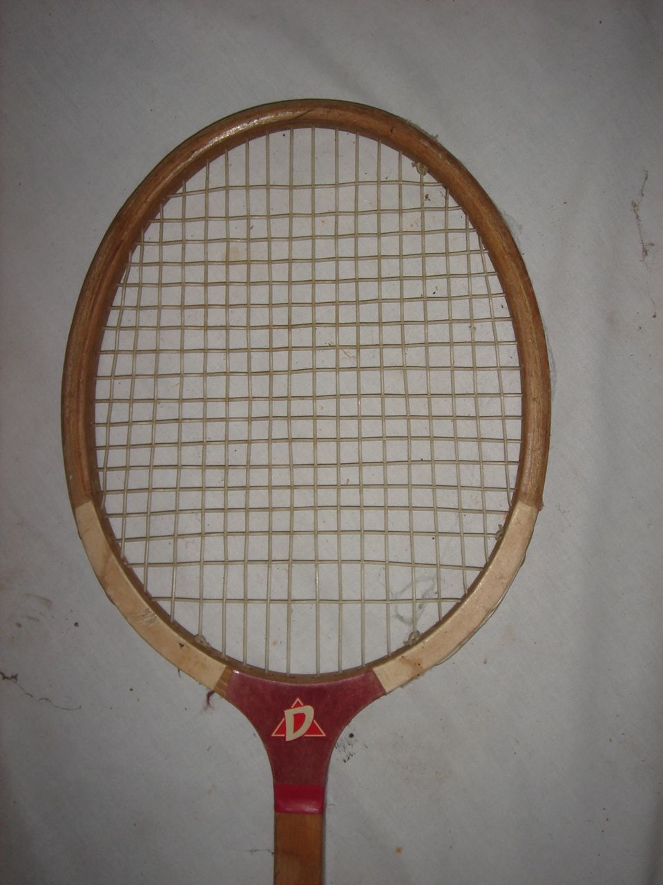 Old wooden donnay  sport tennis racket 1950