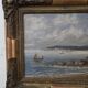 Oil on canvas - Navy - Old painting