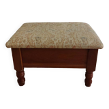 Vintage wooden footrest