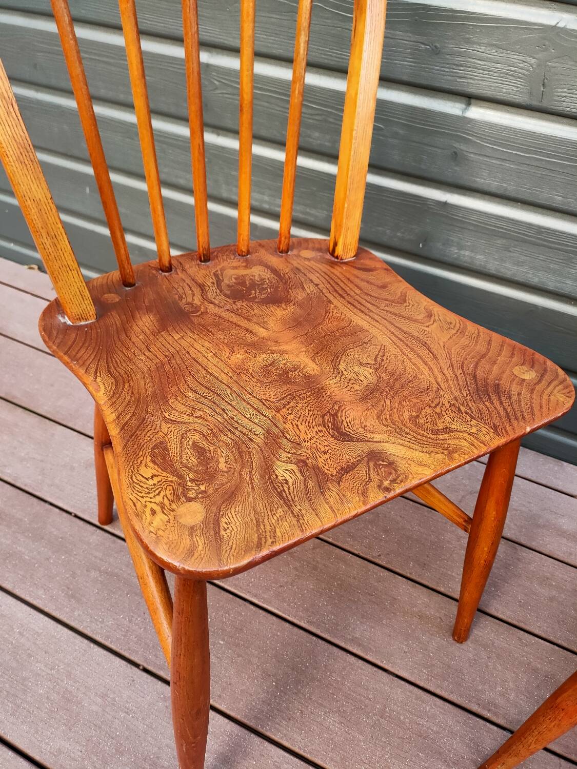 Pair of Ercol chairs in Scandinavian style