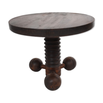 Table basse guéridon par Charles Dudouyt
