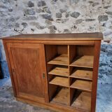 Oak sliding door wardrobe, 1920s