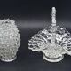 Set of 2 Ercole Barovier Rostrato Murano Italian Glass Vase for Barovier & Toso