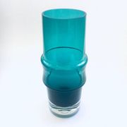 Extra Large Mid-Century Scandinavian Green Glass Vase by Tamara Aladin for Riihimaki, 1960s
