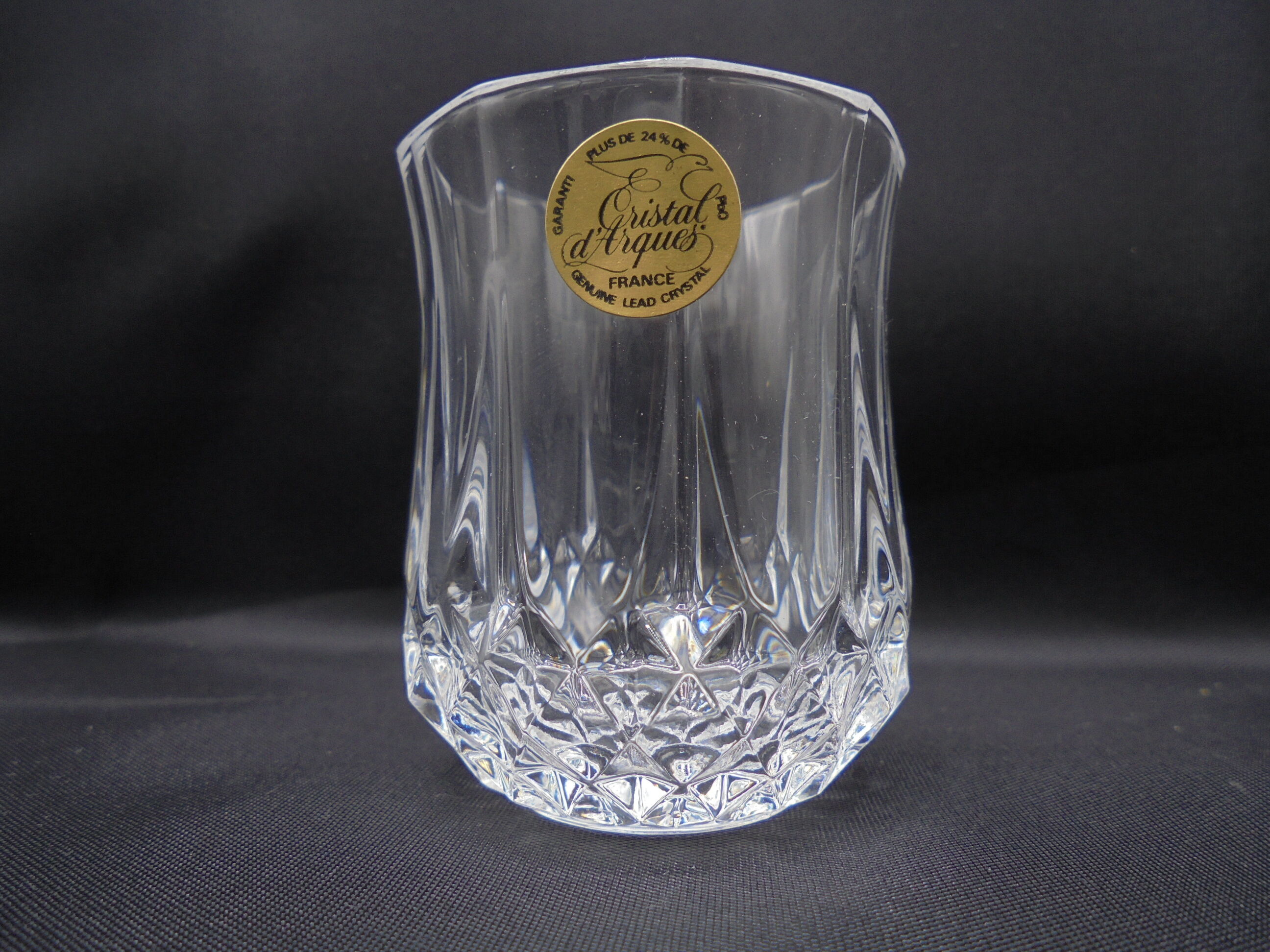 Set of 6 Crystal liquor glasses