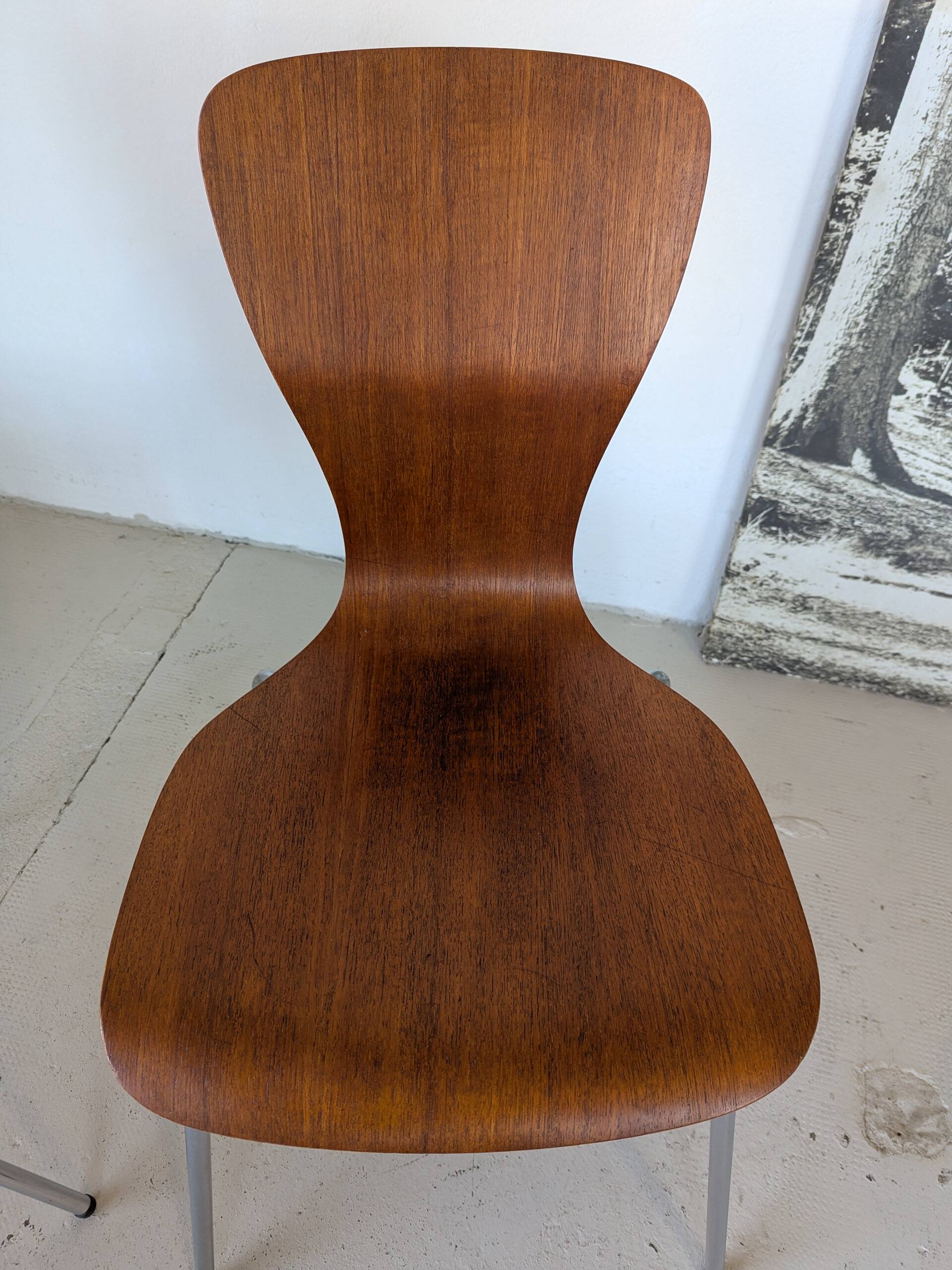 Paire de chaises en teck Tapio Wirkkala pour Asko