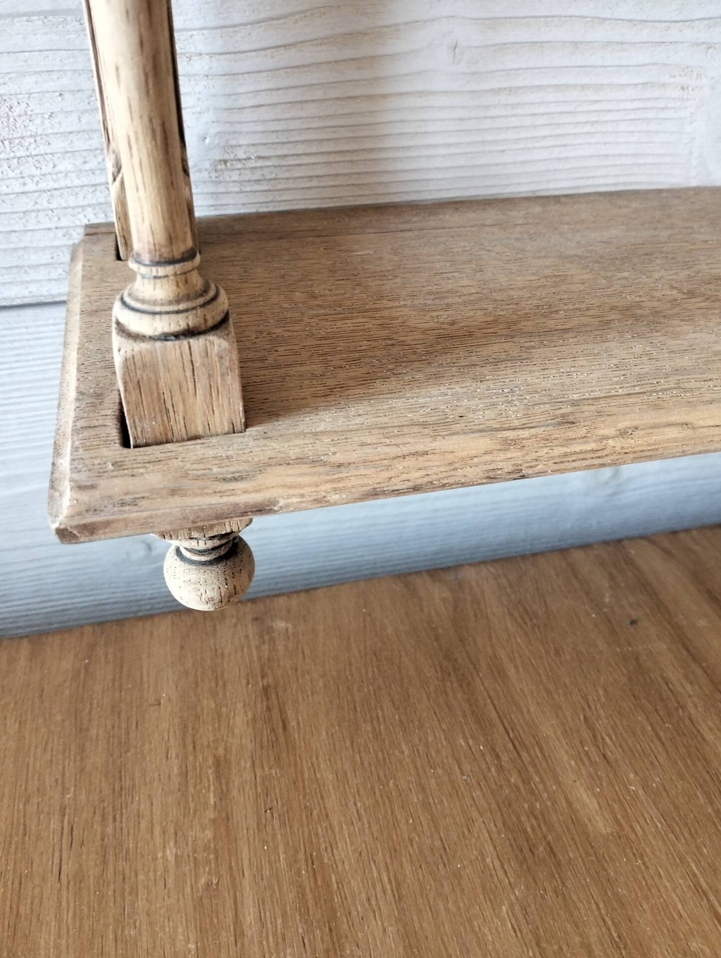 Wooden wall shelf