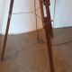 Wooden tripod floor lamp 1970