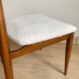 Series of 4 Scandinavian chairs from the 60s