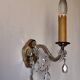Venetian wall sconce, glass sconce, brass, pendants.