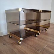 Paire de tables d'appoint italiennes, années 1970