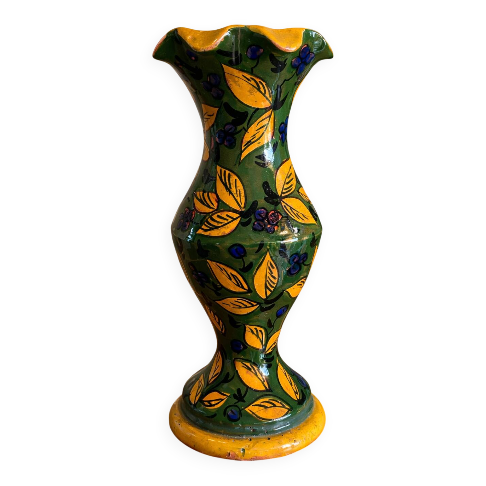 Ancient Safi vase with floral decoration