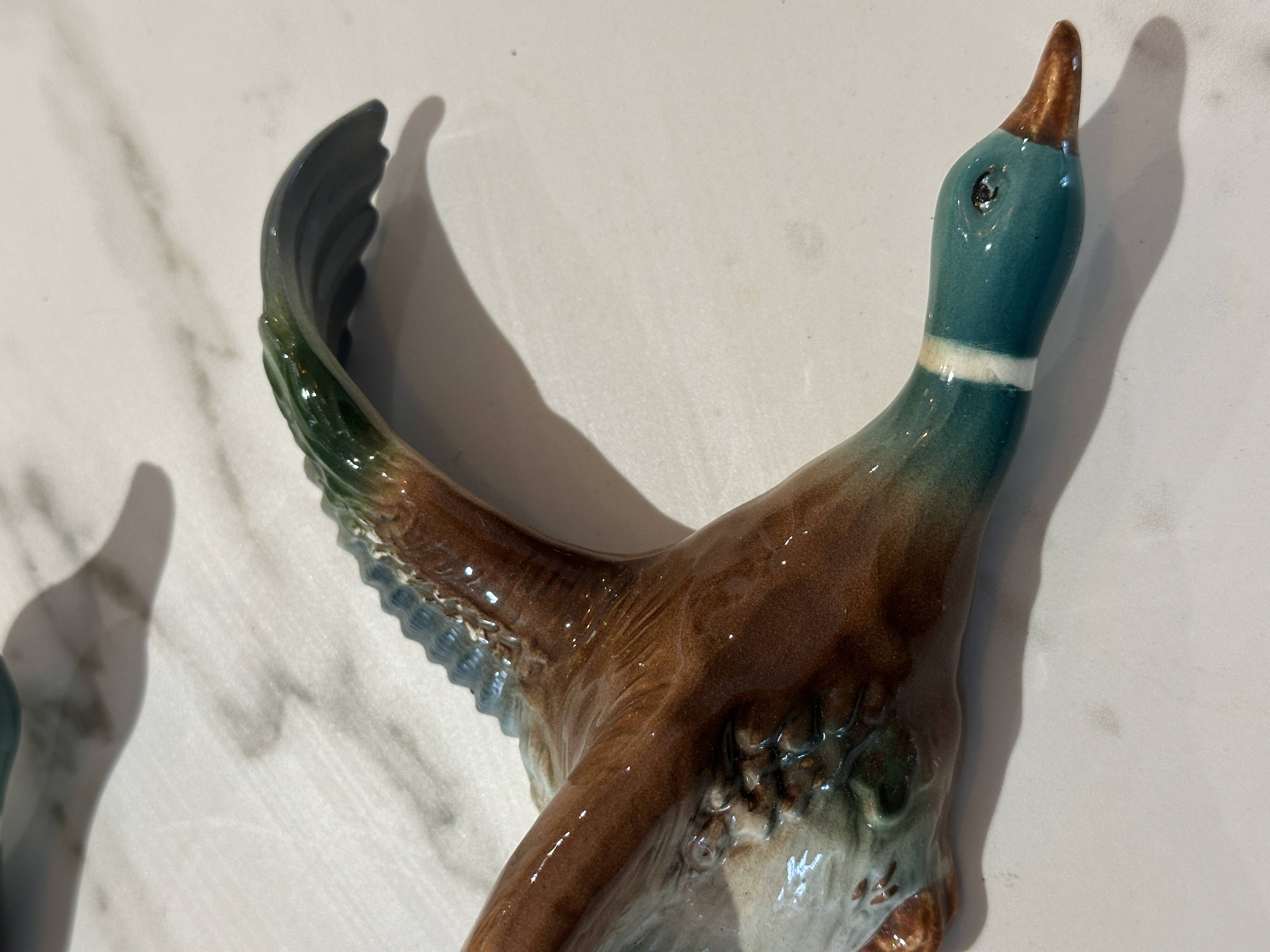 Mid century graduating flying ducks