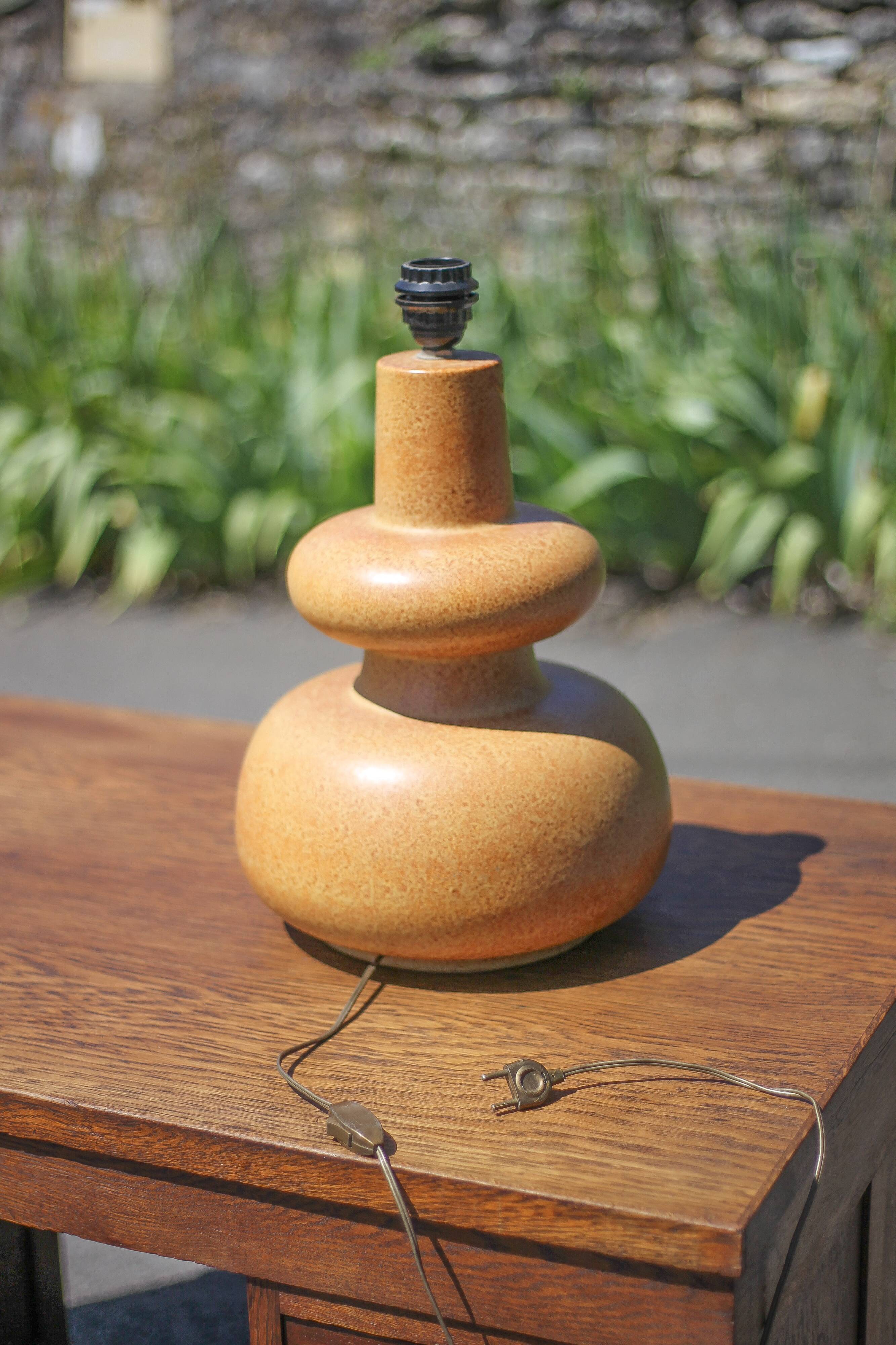 Large ceramic lamp, Vintage floor lamp, ceramic floor lamp