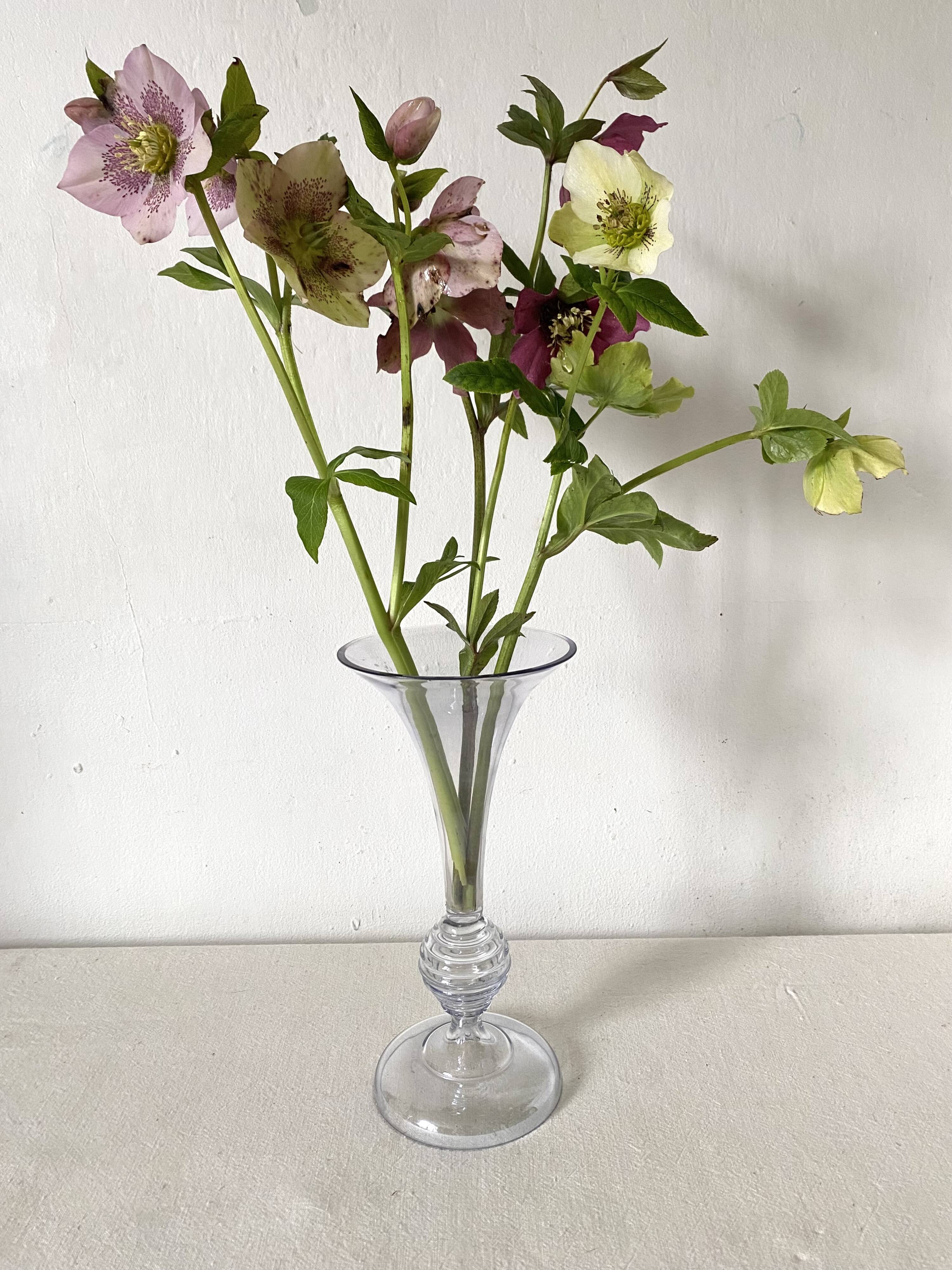 Antique cornet vase 26 cm