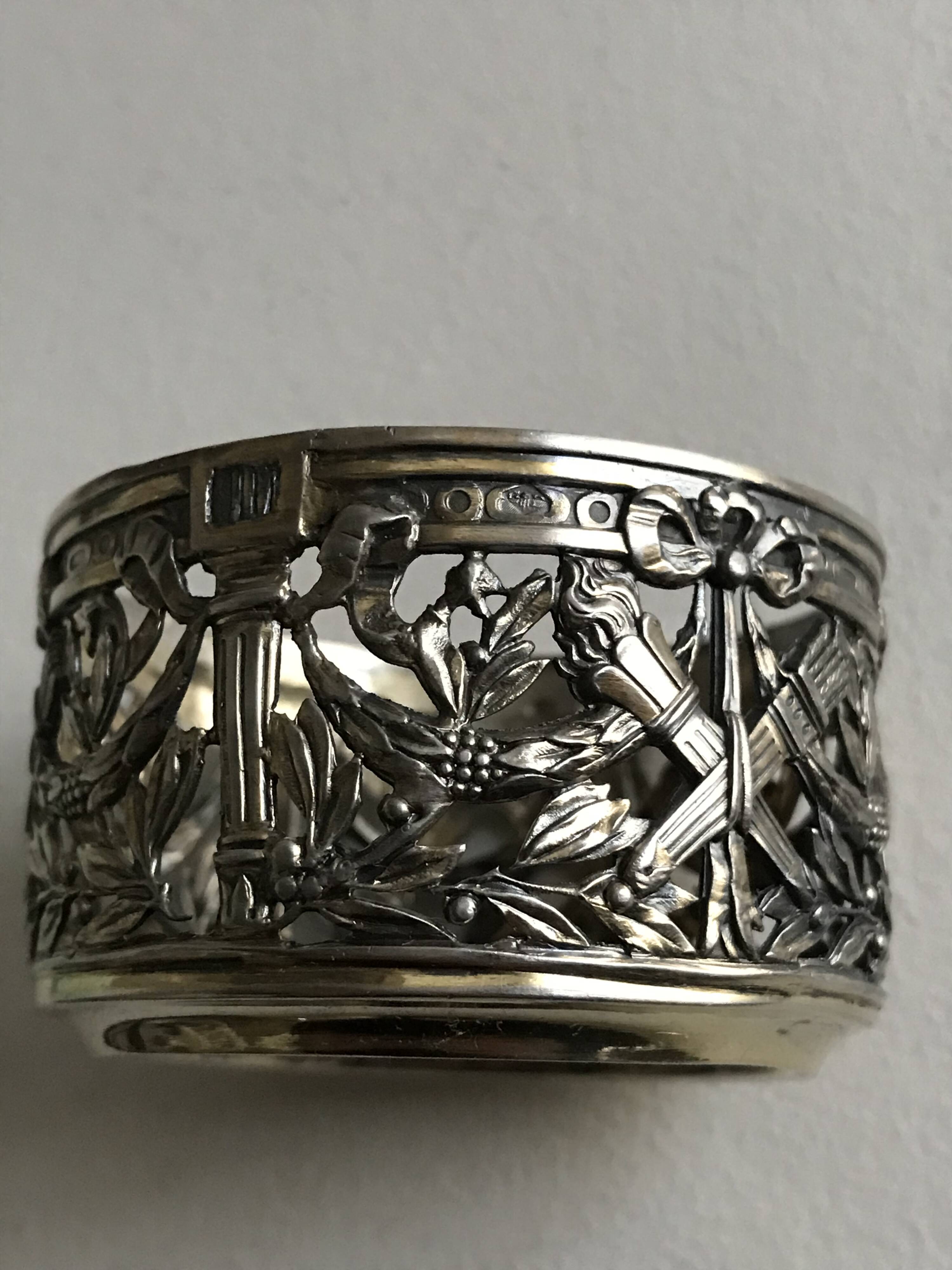Antique crystal and solid silver tea glass
